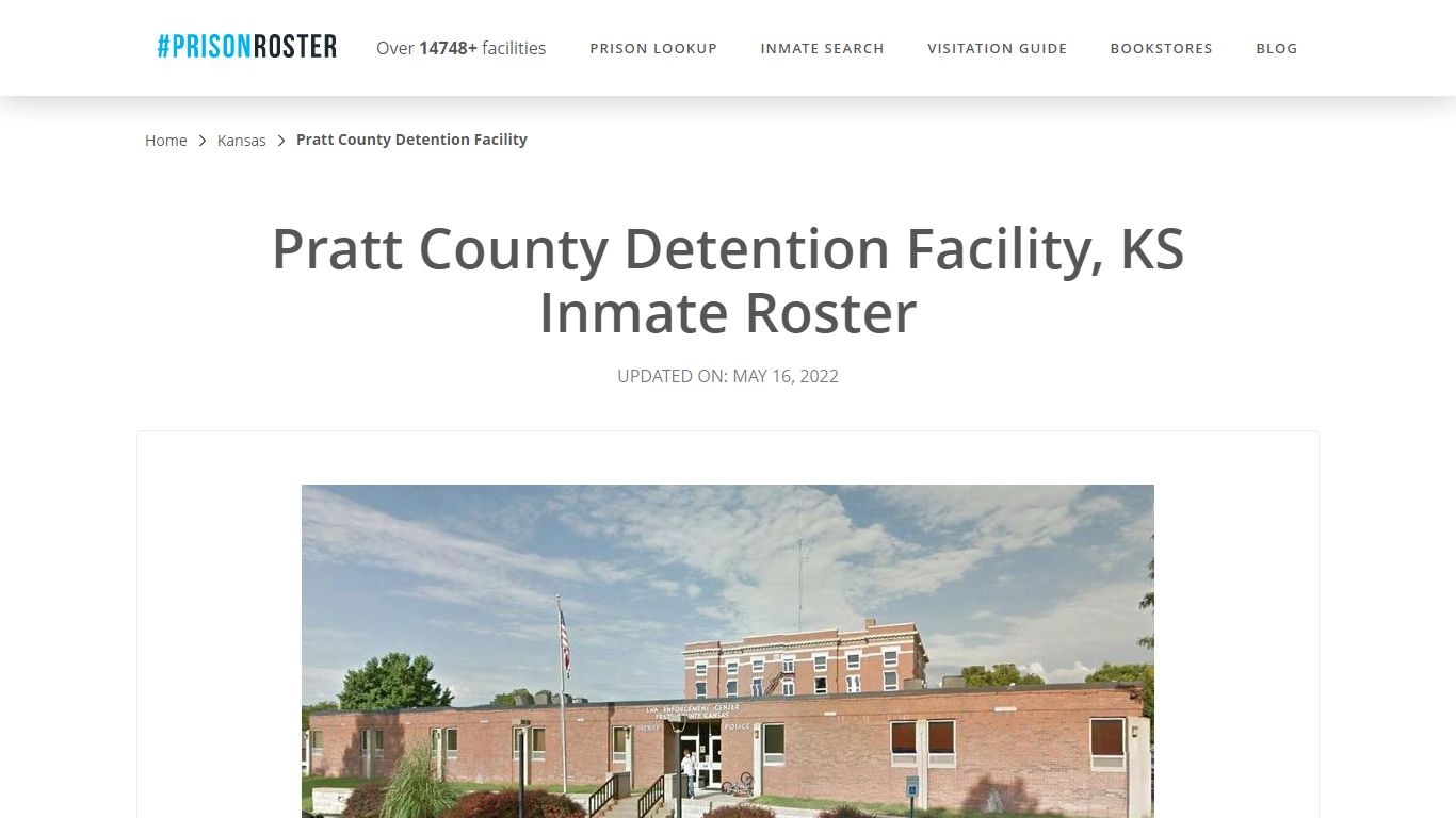 Pratt County Detention Facility, KS Inmate Roster